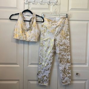 Lilly Pulitzer Luxletic Lindsay Sports Bra + Weekender Legging UPF 50
